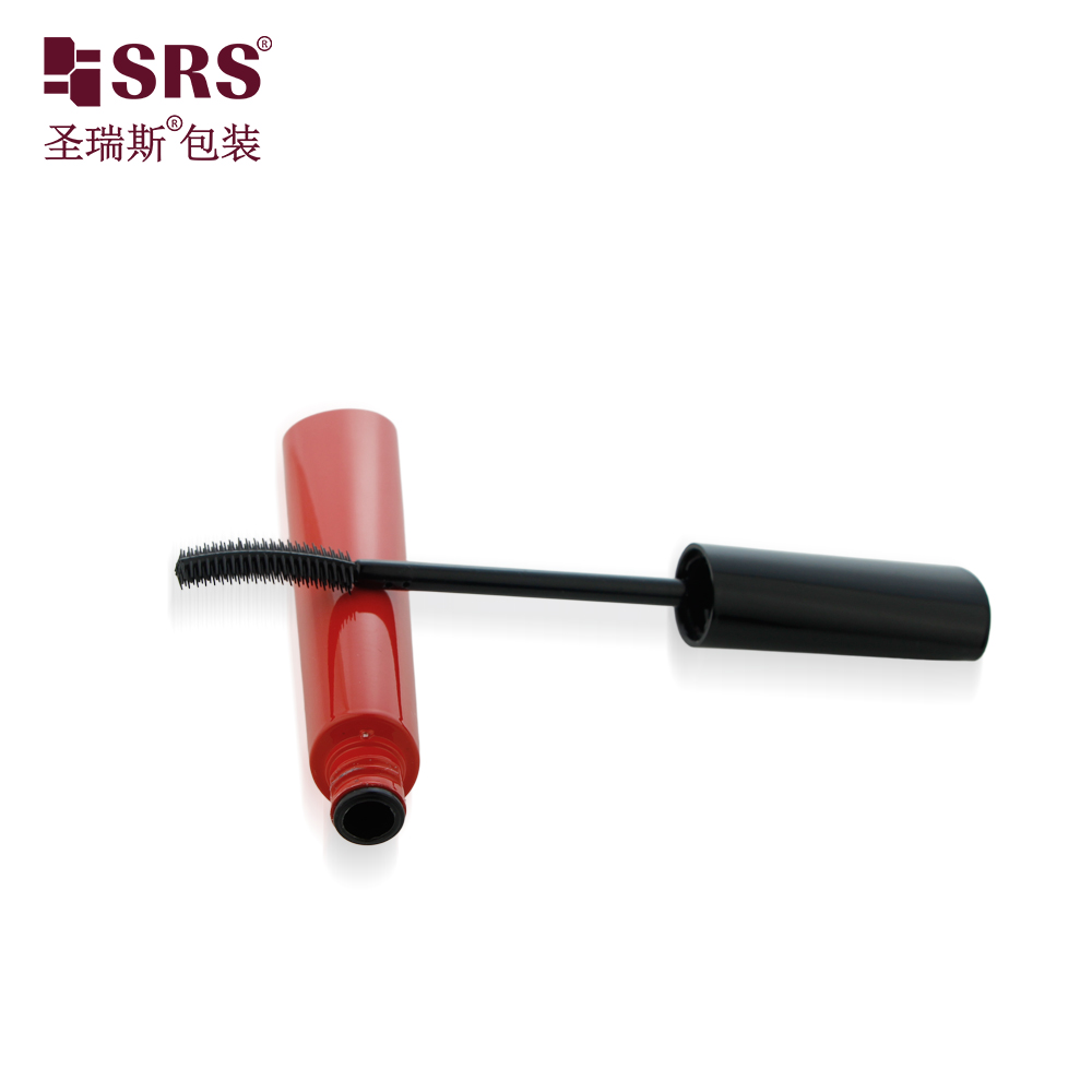 12ml Mascara Packaging False Eyelash Red Bottle Mascara Tube for Private Labe