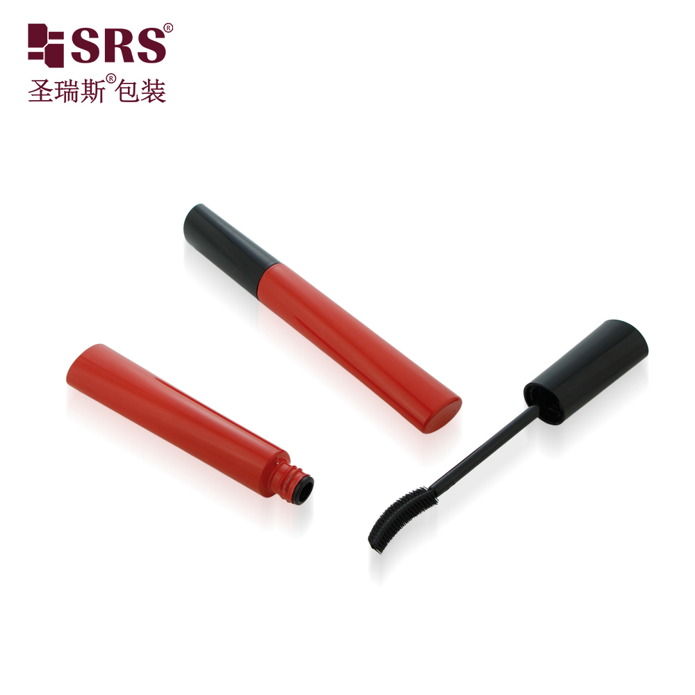 12ml Mascara Packaging False Eyelash Red Bottle Mascara Tube for Private Labe