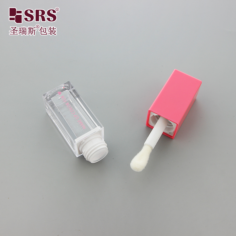NEW Square shaped Lip Gloss Packaging Lip Glaze Container Customized Lip Gloss Bottle