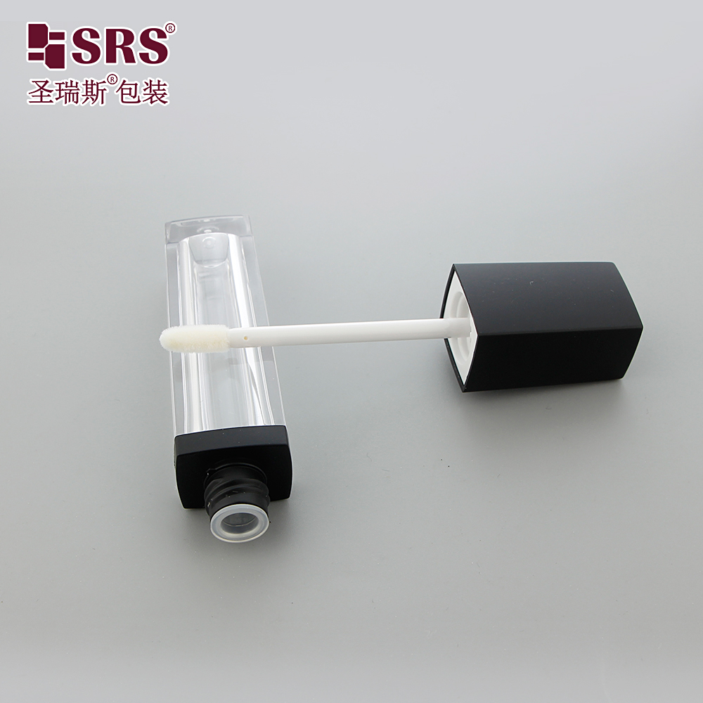 8ml Empty Beauty Packaging Transparent Lip Gloss Tube Glass Lipgloss Containers