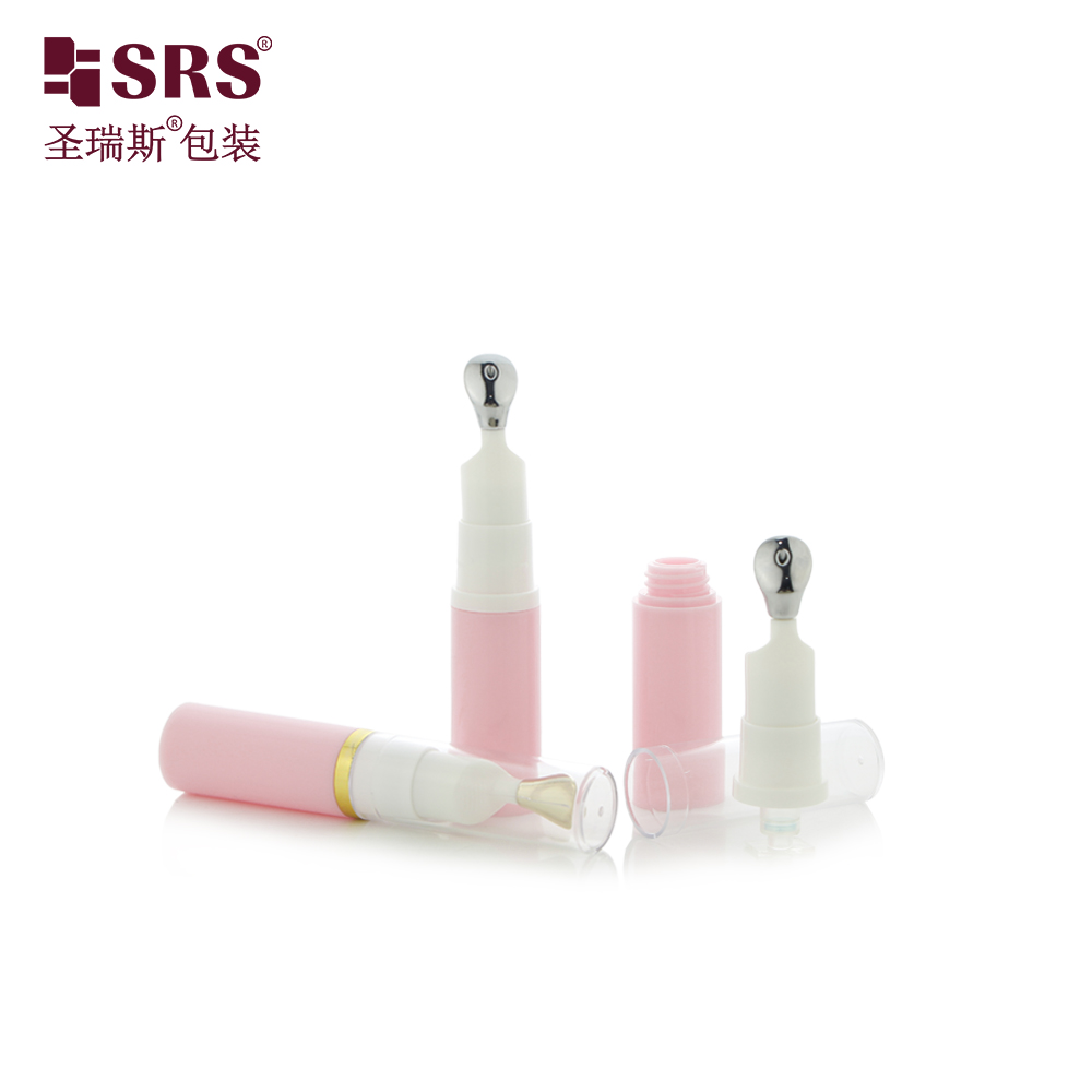 Empty Custom Color 5ml 10ml 12ml 15ml Airless Bottles Eye Cream Serum Roll On Bottle