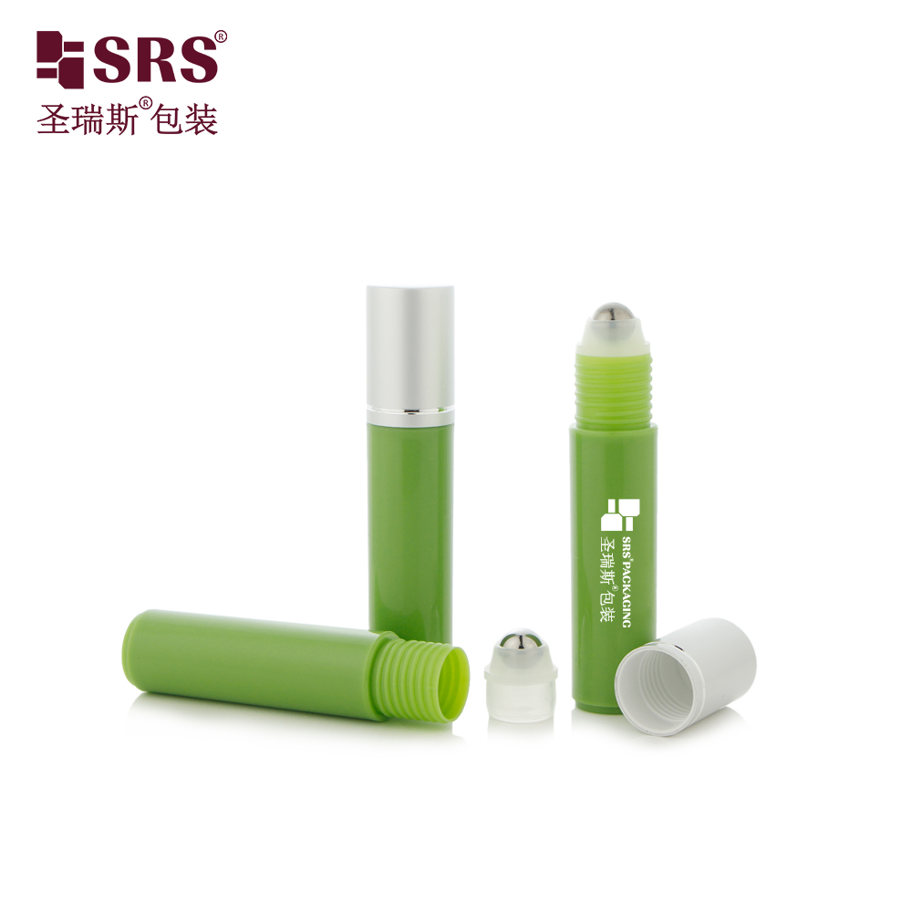 No Leakage No Scratching Eye Serum 10ml Skincare Packaging Plastic Roll on Bottle for Sale