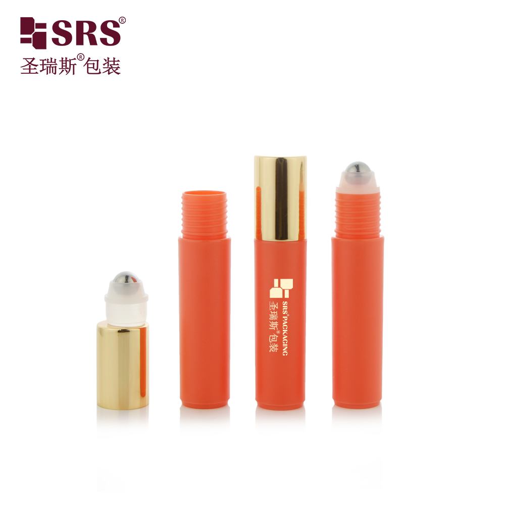 No Leakage No Scratching Eye Serum 10ml Skincare Packaging Plastic Roll on Bottle for Sale