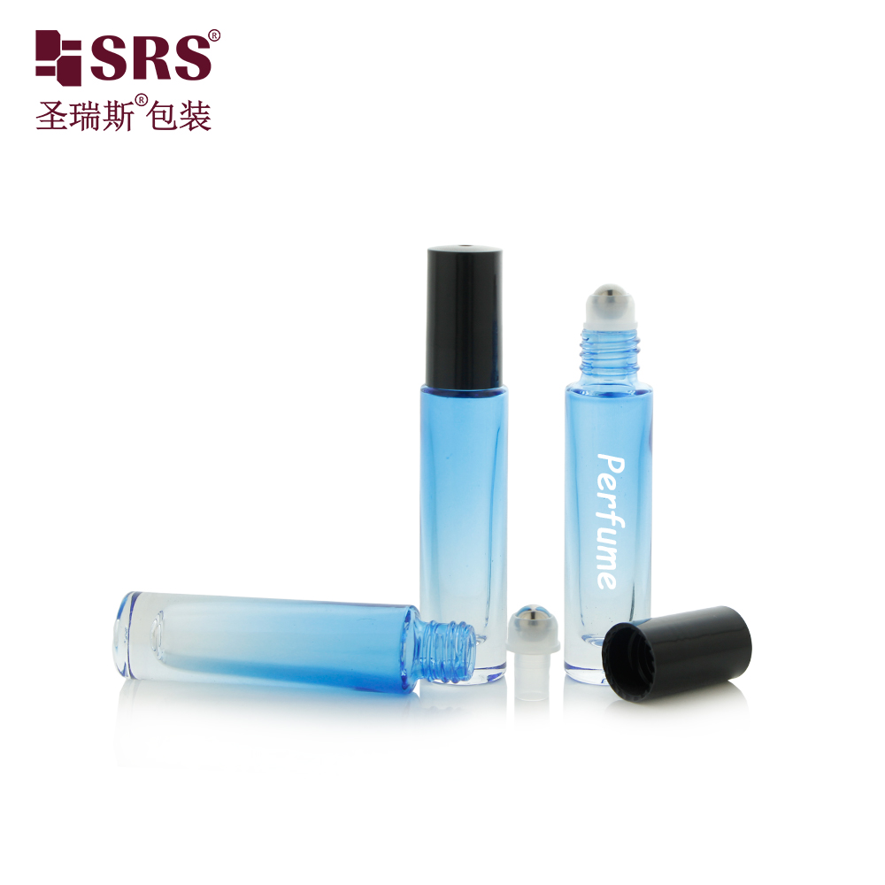 High Quality Plastic Roller Ball 5ml Glass Roll On Bottles for Essential Oils