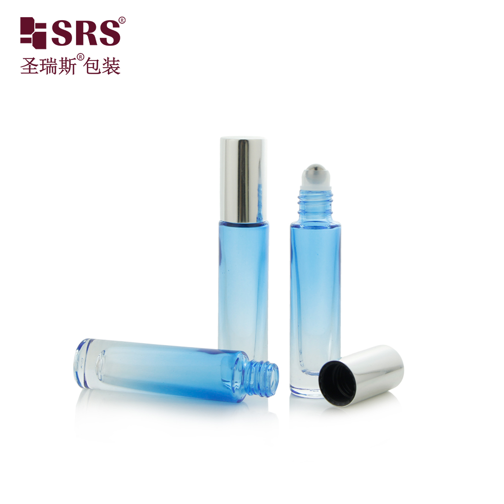 High Quality Plastic Roller Ball 5ml Glass Roll On Bottles for Essential Oils