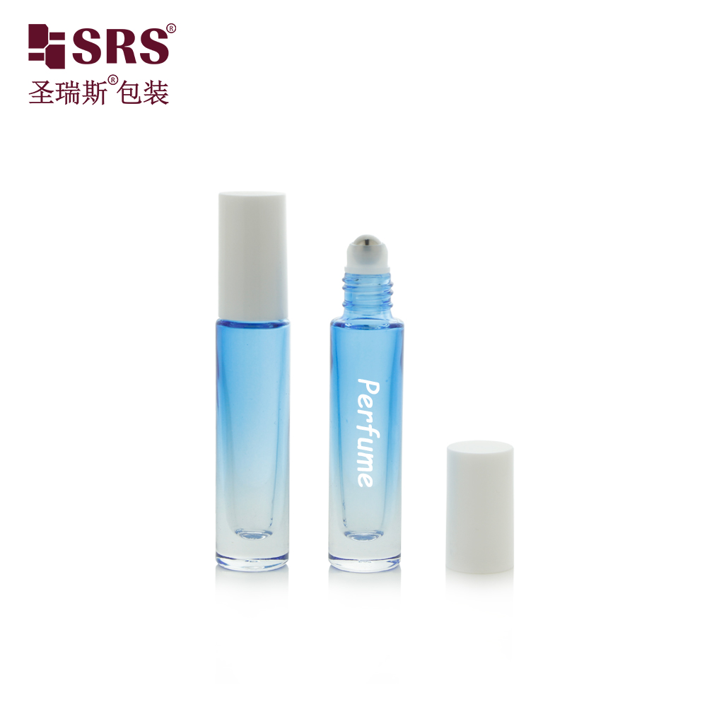 No Leakage 5ml 10ML Molded Glass Roll on Bottle for Skincare Essential Oil