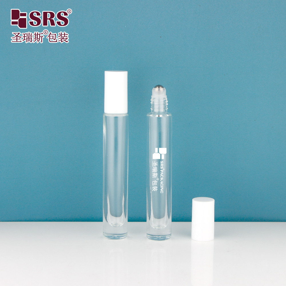 No Leakage 5ml 10ML Molded Glass Roll on Bottle for Skincare Essential Oil