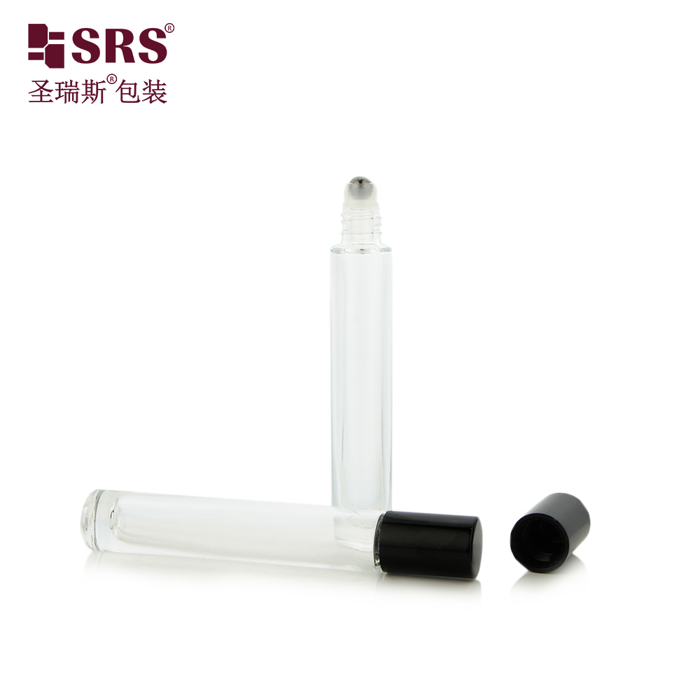 Thickness Base 5ml 10ML Gradient Glass Roll on Bottle With Custom Color Aluminum Cap