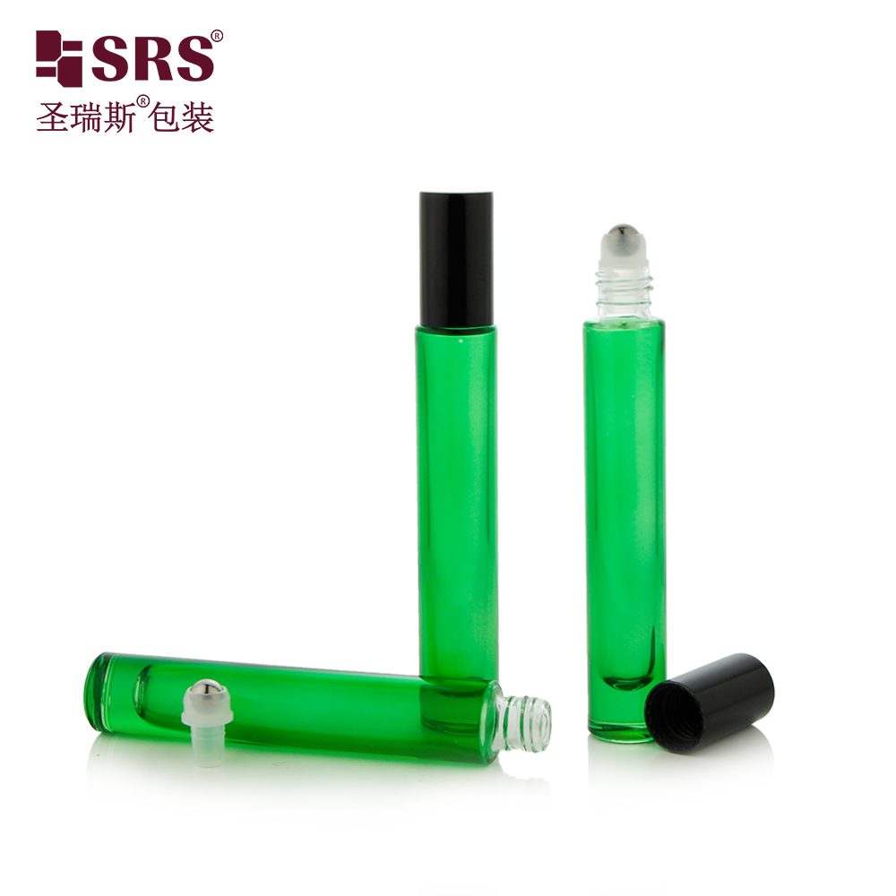 Customizable Thick Bottom Glass Roll on Bottle for Cosmetic Skincare