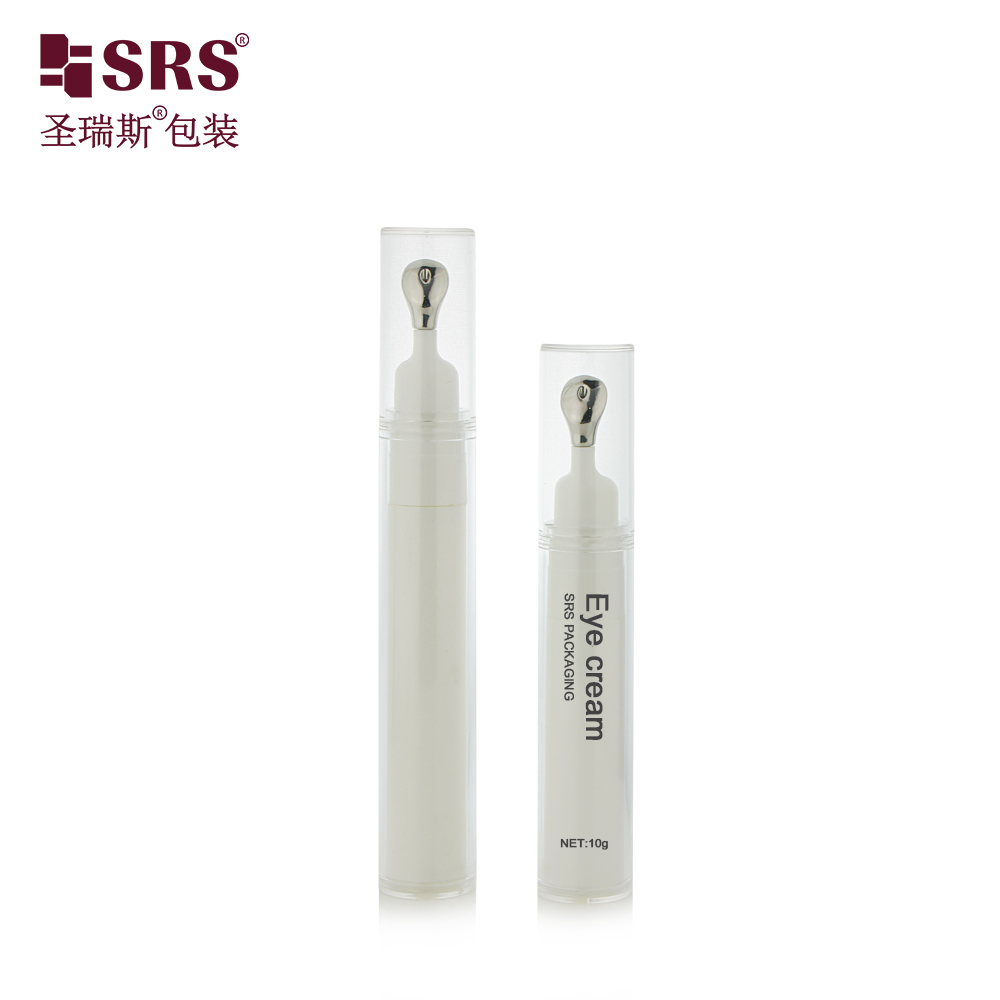 Leak-Proof Skincare Packaging Airless Vacuum Press Roller Bottle for Eye Cream Serum