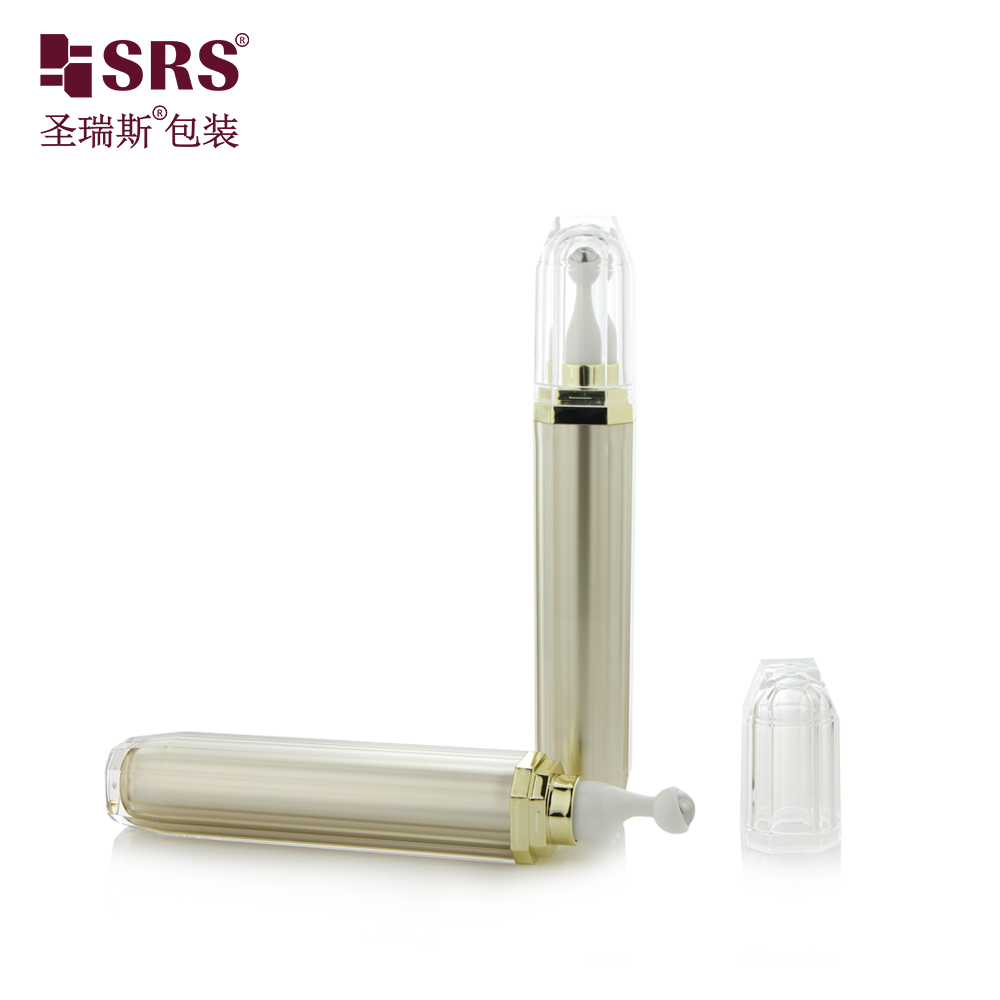 15ml 20ml Acrylic Luxury Empty Eye Serum Packaging Roller Bottle 