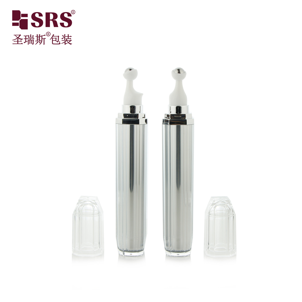 15ml 20ml Acrylic Luxury Empty Eye Serum Packaging Roller Bottle 