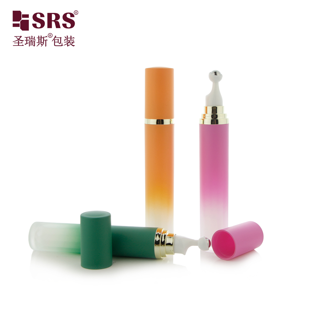 New Colors 15ml 20ml High Quality No Leakage Acrylic Press Roller Bottle for Cosmetics