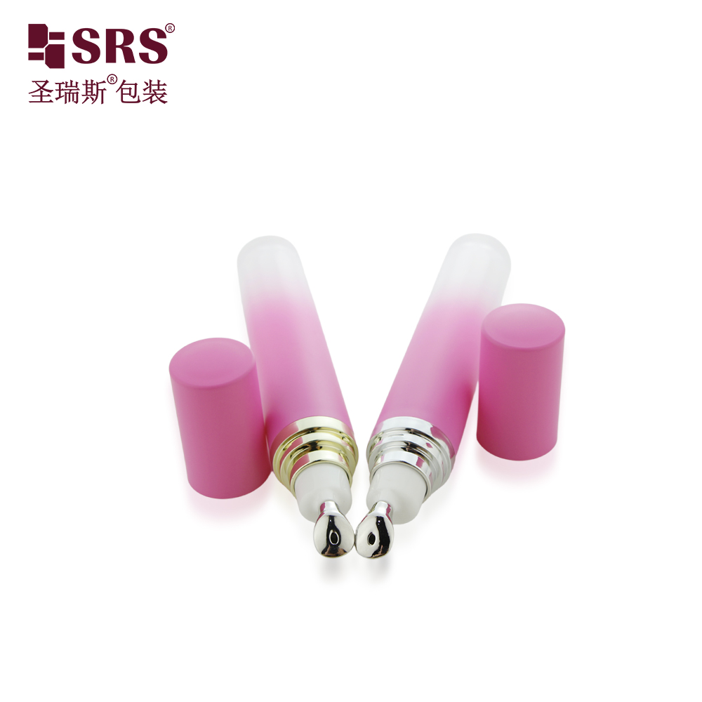 New Colors 15ml 20ml High Quality No Leakage Acrylic Press Roller Bottle for Cosmetics