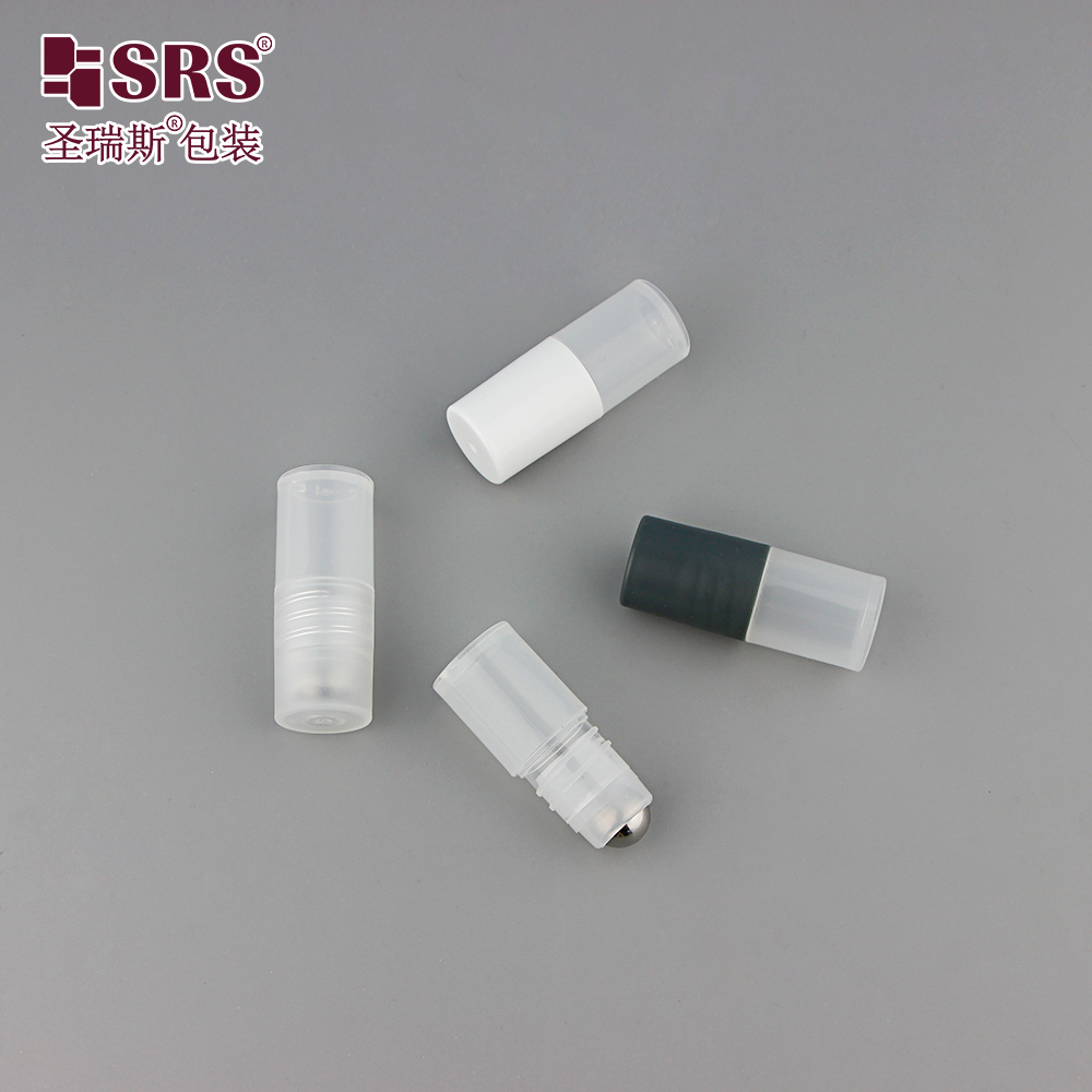 New Design 2ML Mini Cute PP Roller Bottle with Steel Ball for Skincare Serum