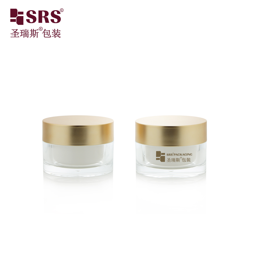 15g 30g 50g 80g 100g Empty High End Luxury Plastic Jar for Caviar Cream