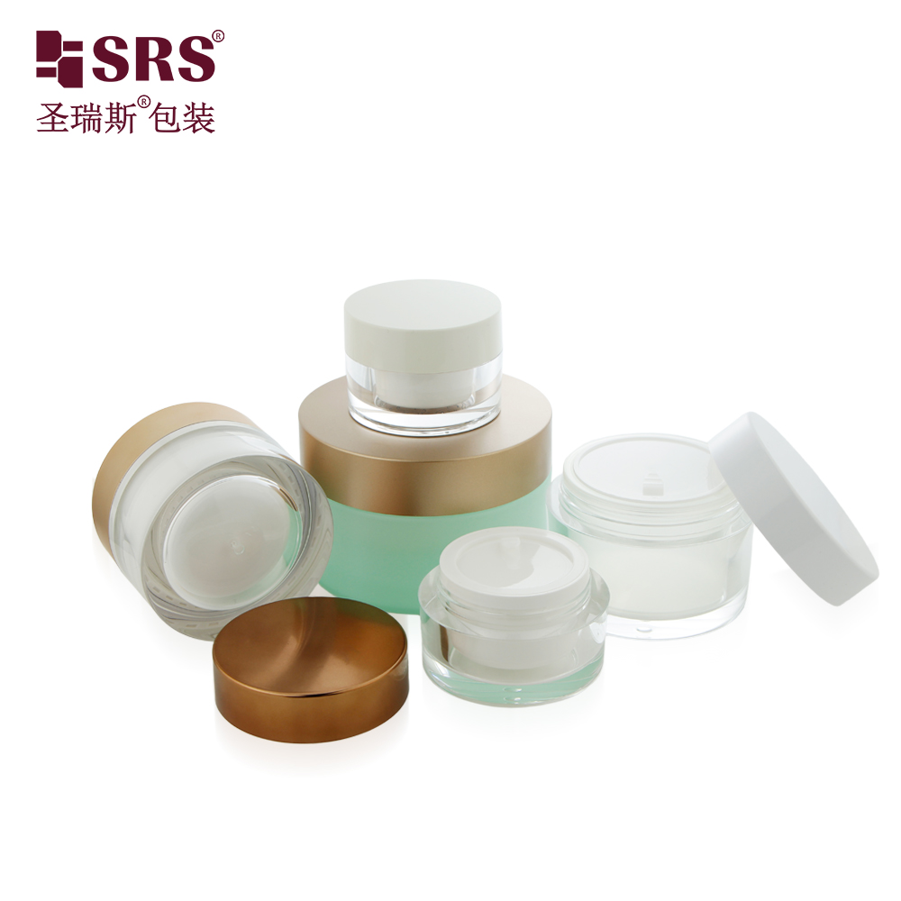 15g 30g 50g 80g 100g Empty High End Luxury Plastic Jar for Caviar Cream