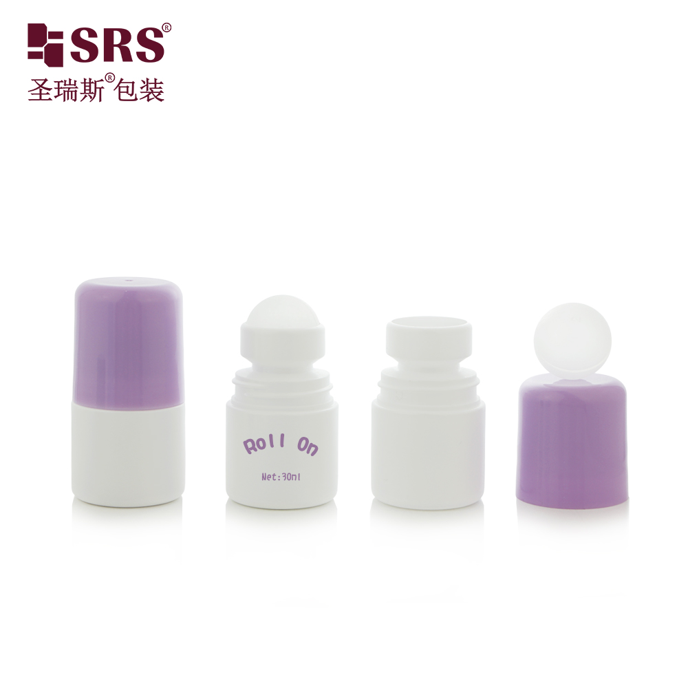 New Product Empty Personal Care Cleaning Beauty Packaging 30ml Roller Ball Roll on Bottle 