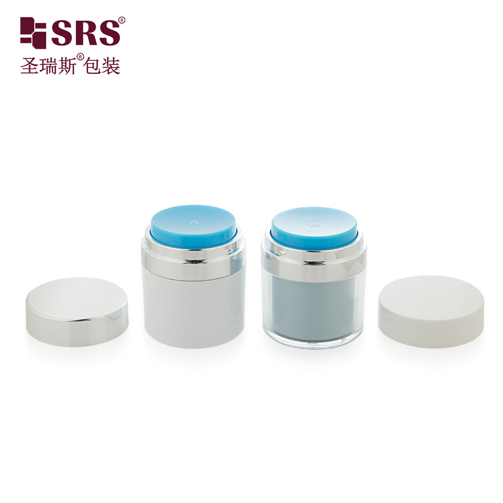  15g 30g 50g Replaceable Acrylic Airless Cosmetics Cream Skincare Gel Jar