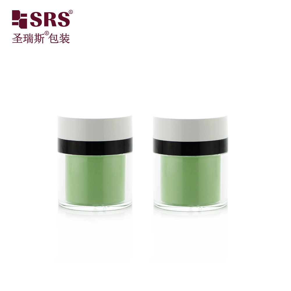  15g 30g 50g Replaceable Acrylic Airless Cosmetics Cream Skincare Gel Jar