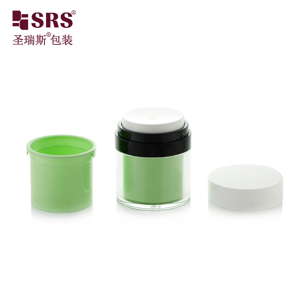  15g 30g 50g Replaceable Acrylic Airless Cosmetics Cream Skincare Gel Jar