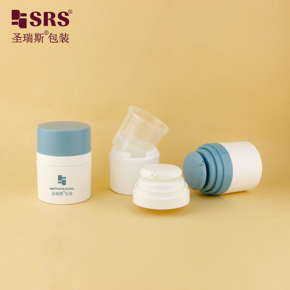 Luxurious and Customizable Cosmetic PP Jar With Replaceable Cream Jar 