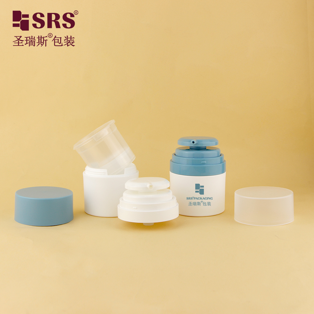 Luxurious and Customizable Cosmetic PP Jar With Replaceable Cream Jar 