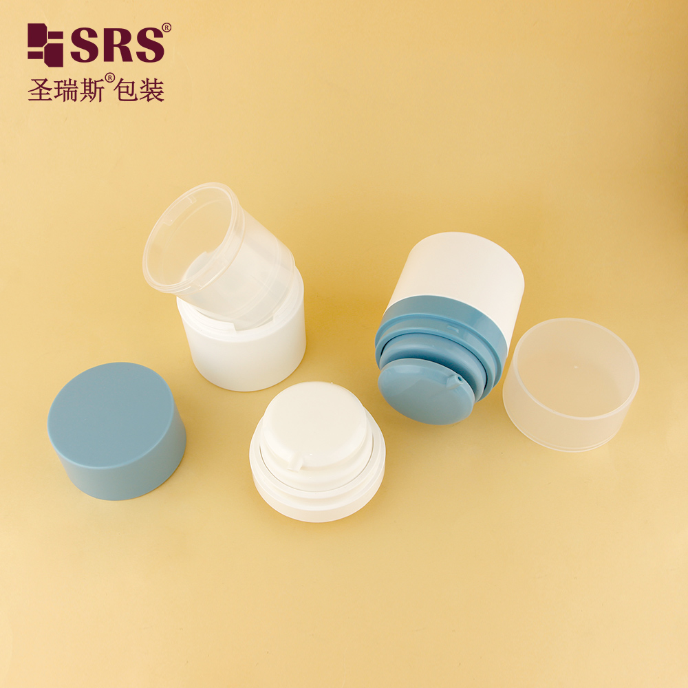 Luxurious and Customizable Cosmetic PP Jar With Replaceable Cream Jar 