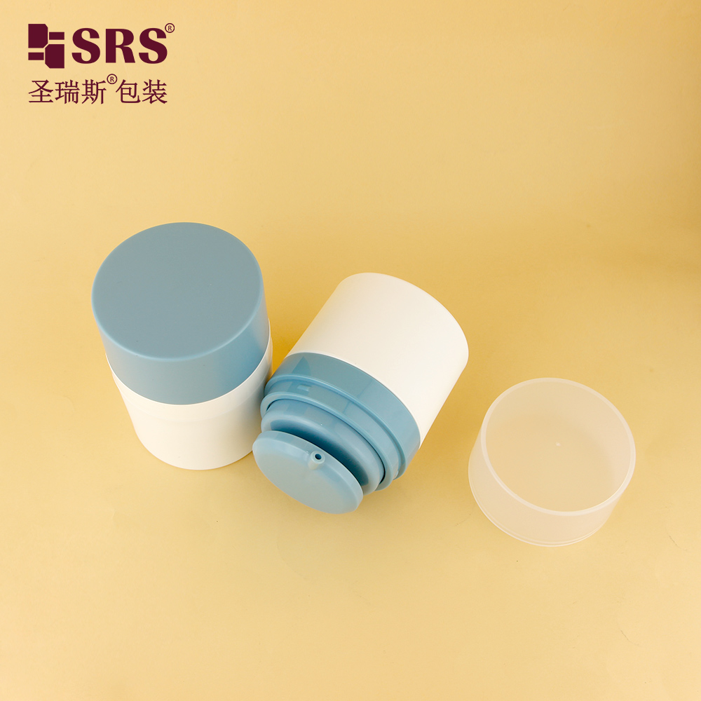 Luxurious and Customizable Cosmetic PP Jar With Replaceable Cream Jar 