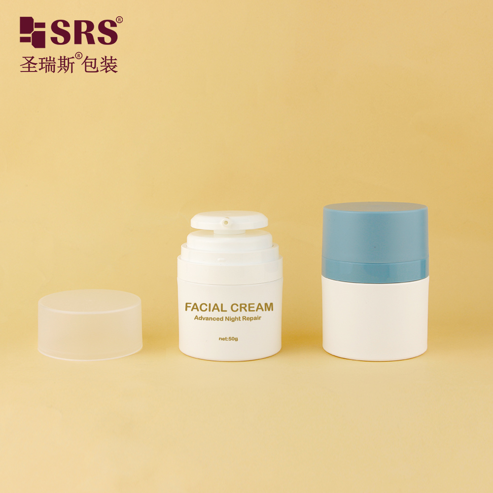 Luxurious and Customizable Cosmetic PP Jar With Replaceable Cream Jar 