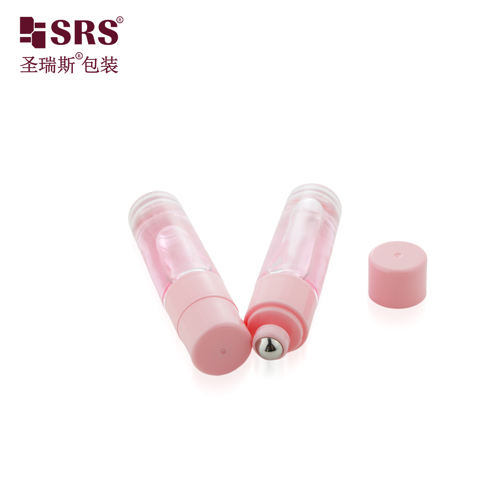 New Arrival 15ml On-off Switch Design Molded Glass Roller Bottle for Perfume Skincare Oil