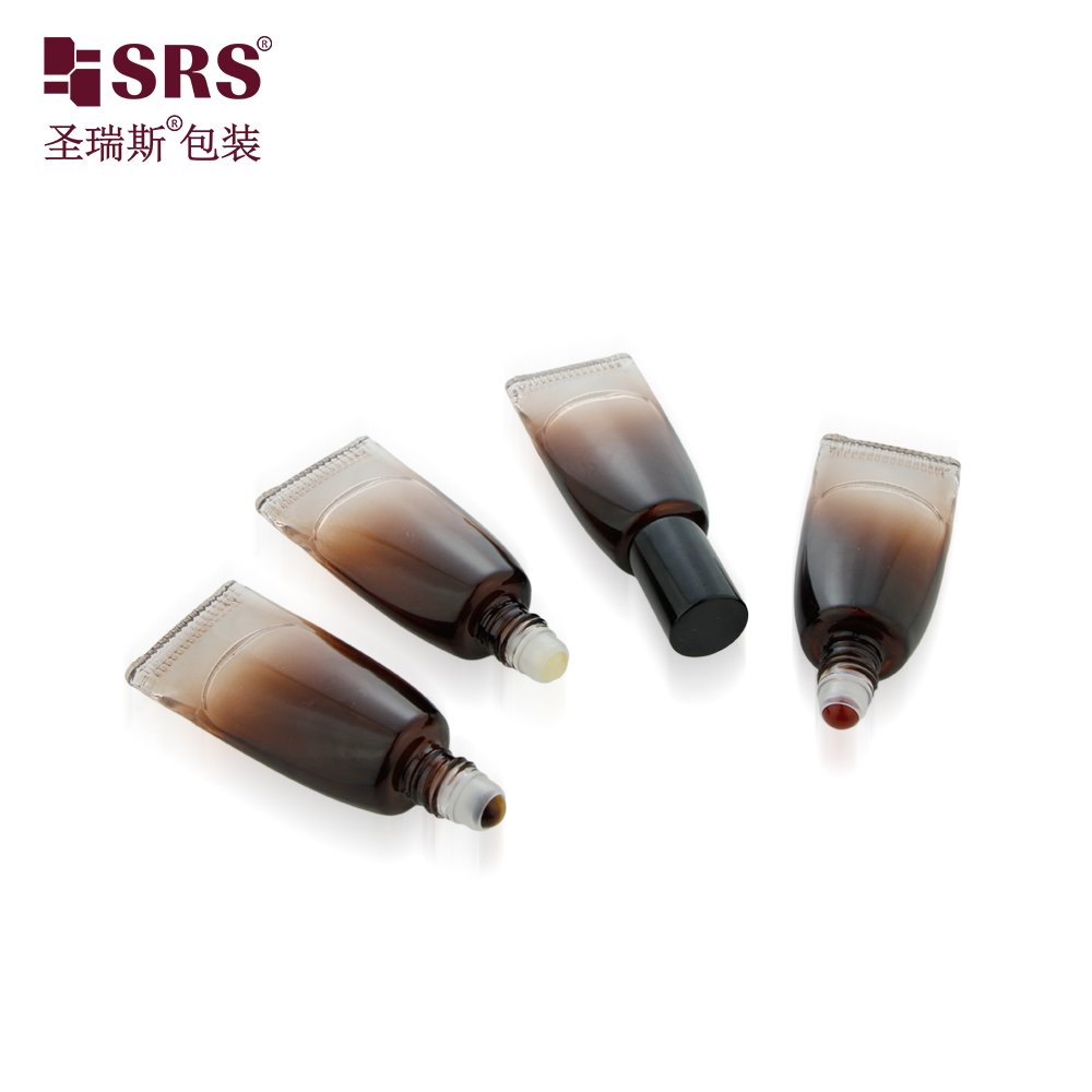Tube Shapes Glass Roll on Bottle 10ml Glass Roll on Bottle with Different Type Cap