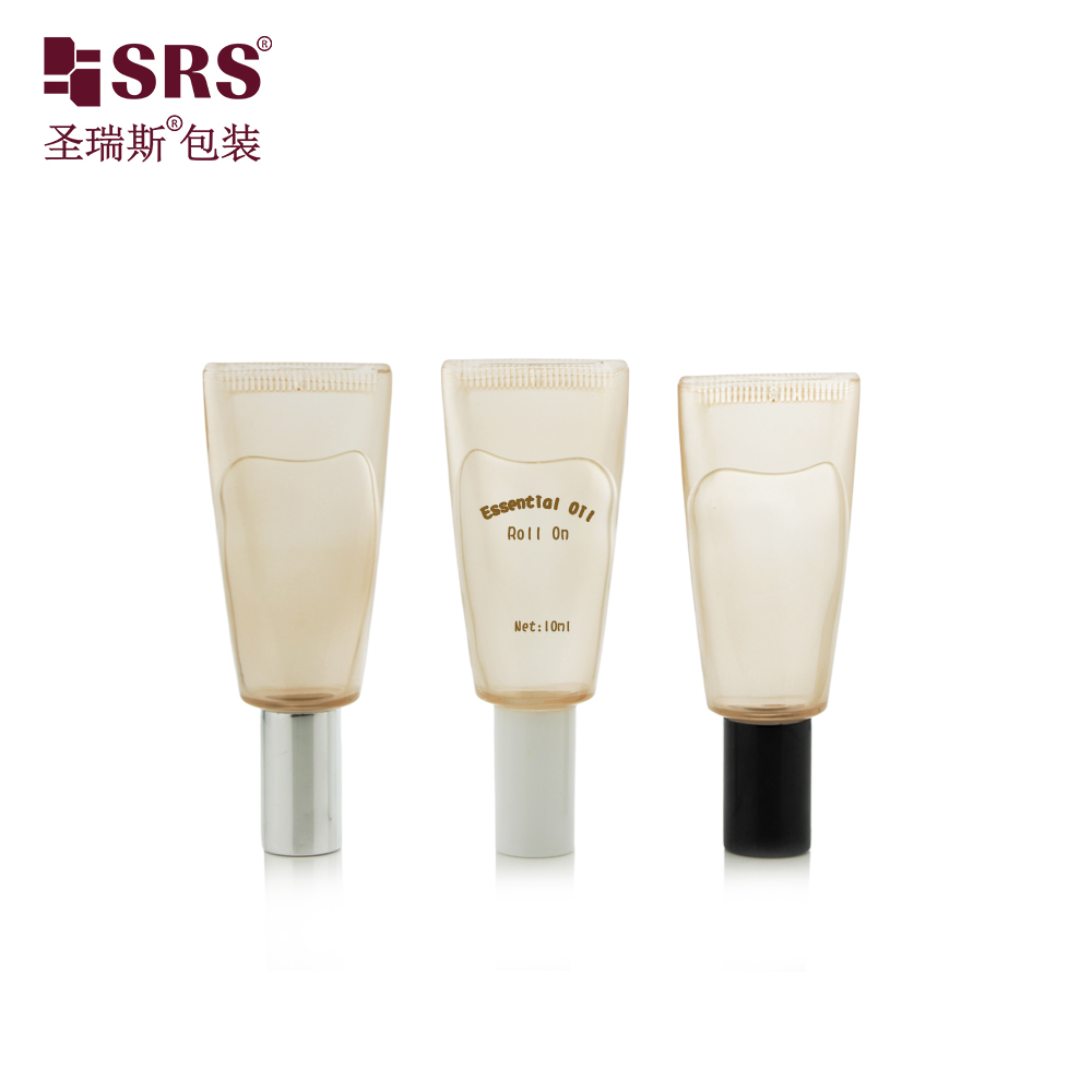 Tube Shapes Glass Roll on Bottle 10ml Glass Roll on Bottle with Different Type Cap