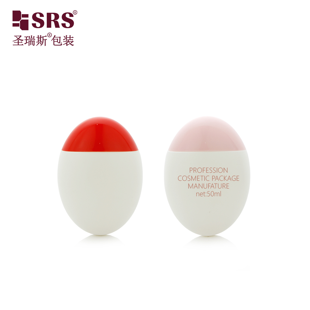 Skin Care Packaging 50ml Sunscreen Bottle Screw Cap Squeeze Lotion Cream Bottle With Silver Lid