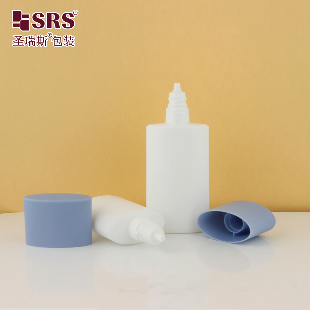 White 30ml 50ml Skincare Tubes Face Cream Sunscreen Bottle 