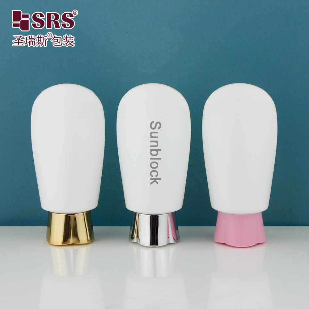Plastic Bb Cream Bottle Sunscreen Plastic Bottle 50ml Empty Squeeze Bottle 