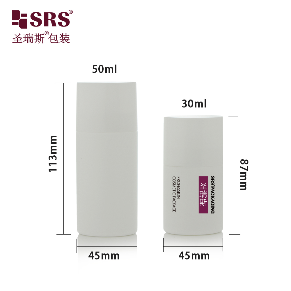 Customized 30ml 50ml BB Cream Bottle White Sunscreen Suitable for Travel Hand Cream Sunscreen