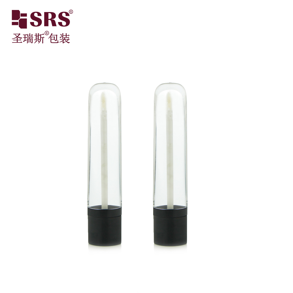 Empty Cosmetic Packaging Luxury 6ml Round Lipgloss Tube Bottle with Screw Cap 