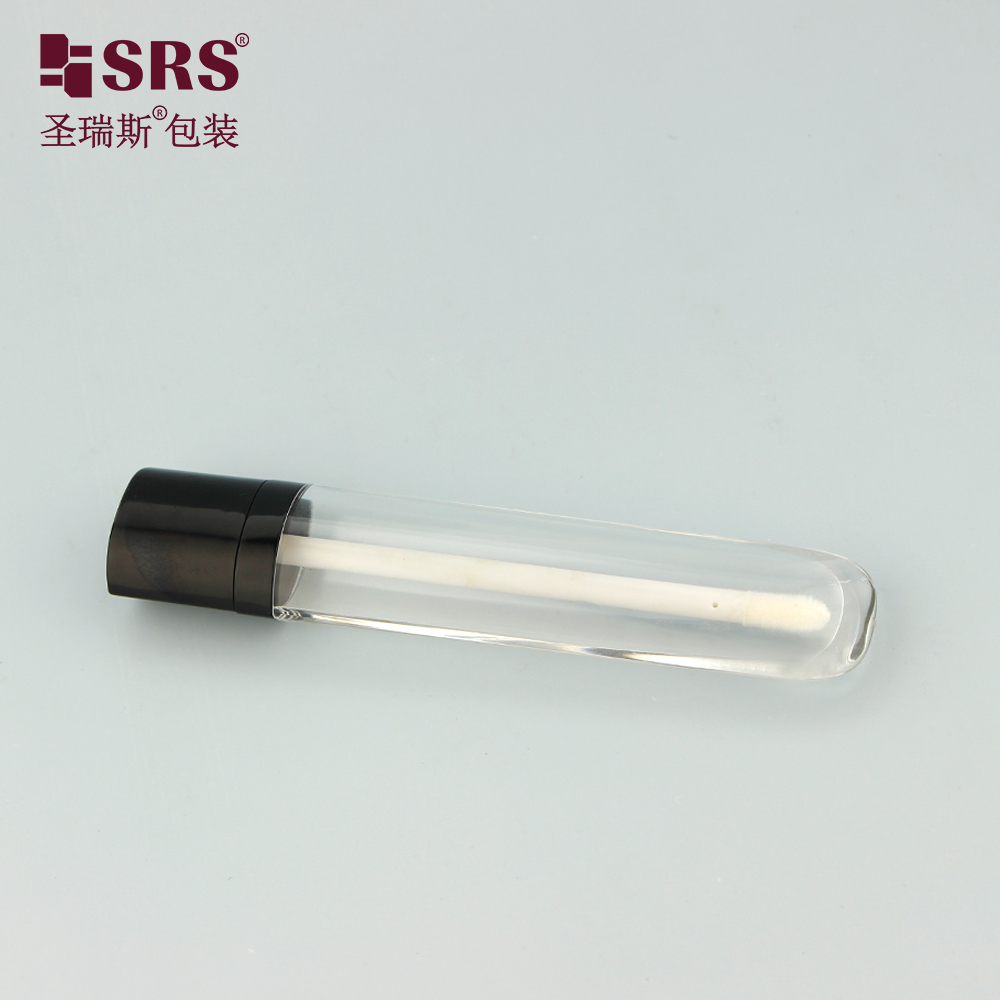 Empty Cosmetic Packaging Luxury 6ml Round Lipgloss Tube Bottle with Screw Cap 