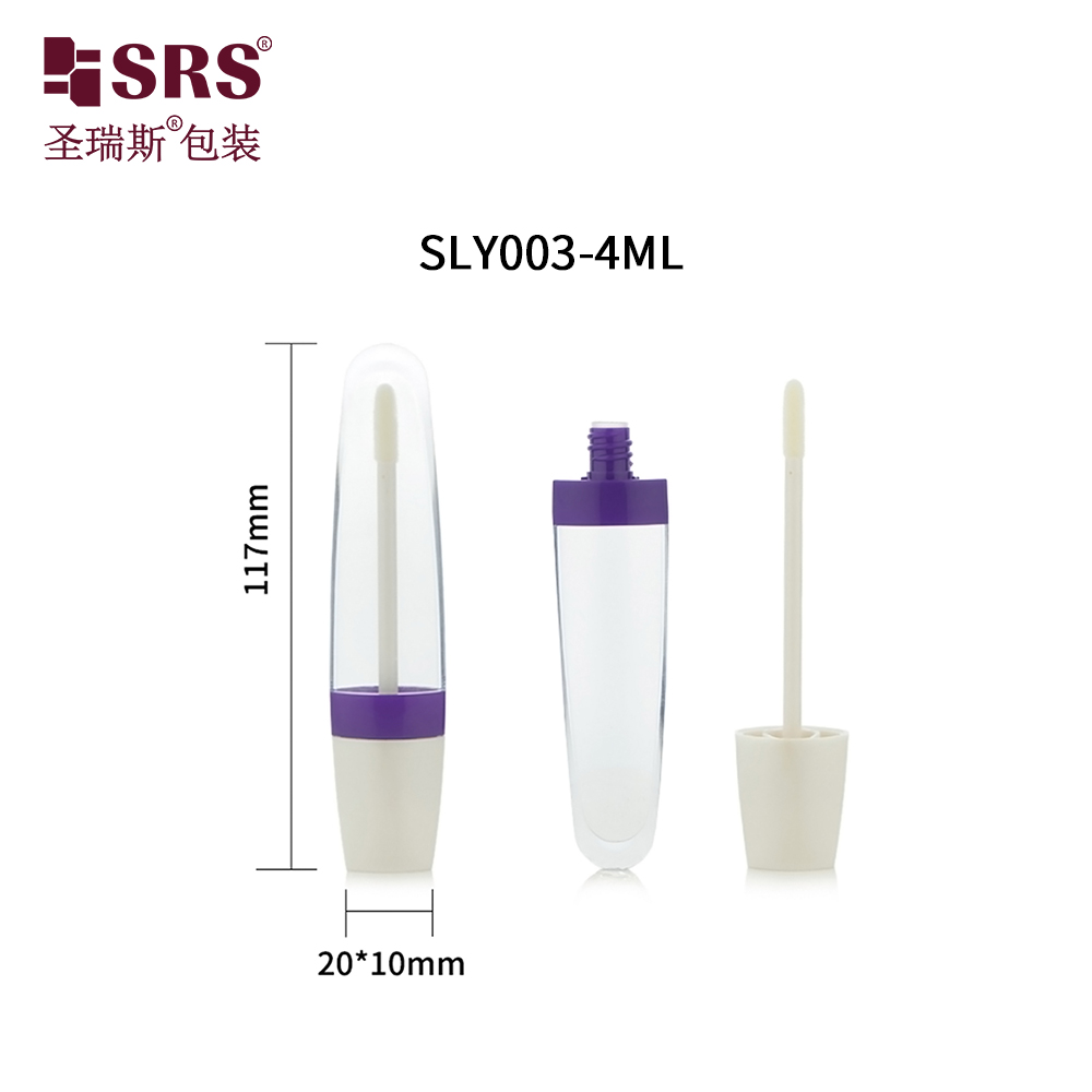 4ml Custom Logo Plastic Empty Lipgloss Containers Cosmetic Lipstick Tubes