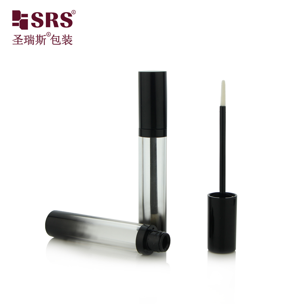 10ml Luxury Empty Lip Gloss Tubes Unique Round Shape Cosmetic Lipstick Packaging with Wands