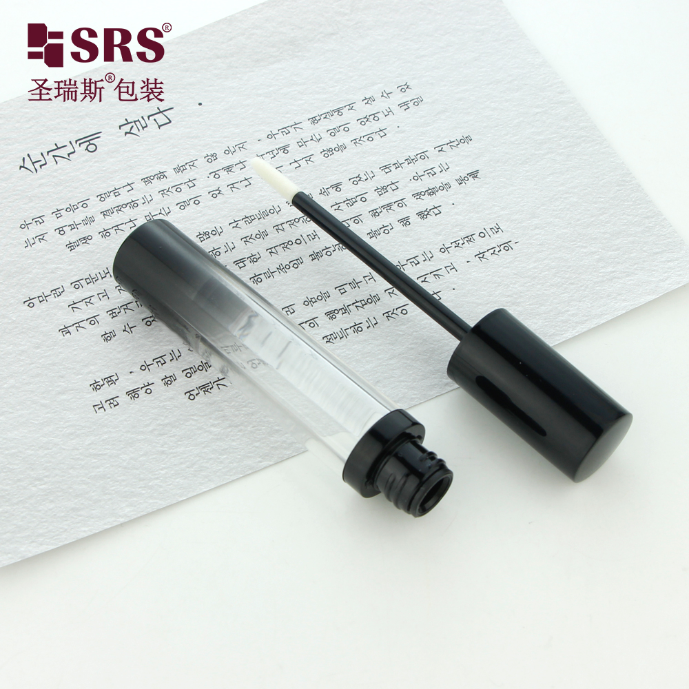 10ml Luxury Empty Lip Gloss Tubes Unique Round Shape Cosmetic Lipstick Packaging with Wands