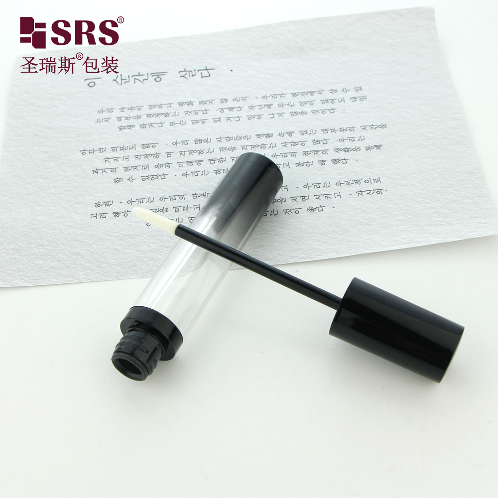 10ml Luxury Empty Lip Gloss Tubes Unique Round Shape Cosmetic Lipstick Packaging with Wands