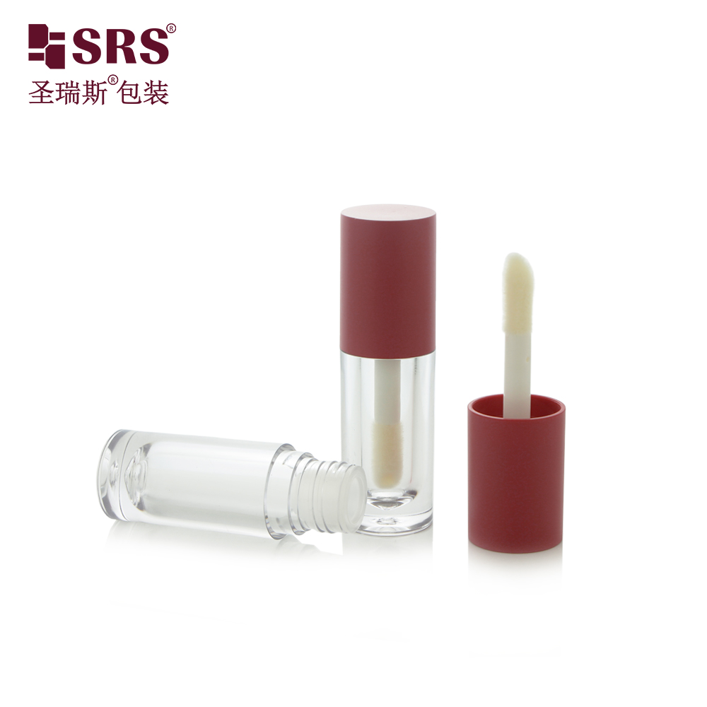 6ml Mini Empty Beauty Packaging Transparent Lip Gloss Tube Glass Lipgloss Containers