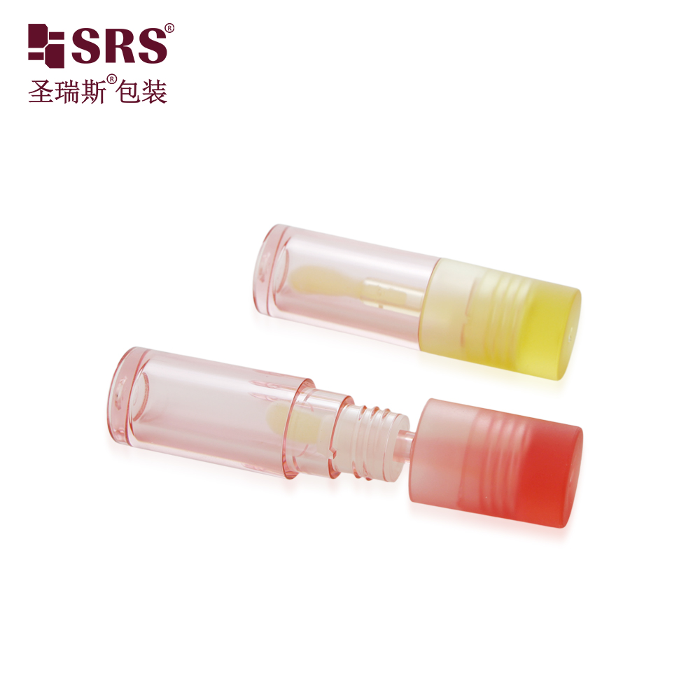 Printing logo Lipgloss Packaging Custom Transparent Colorful Lip Gloss Tubes