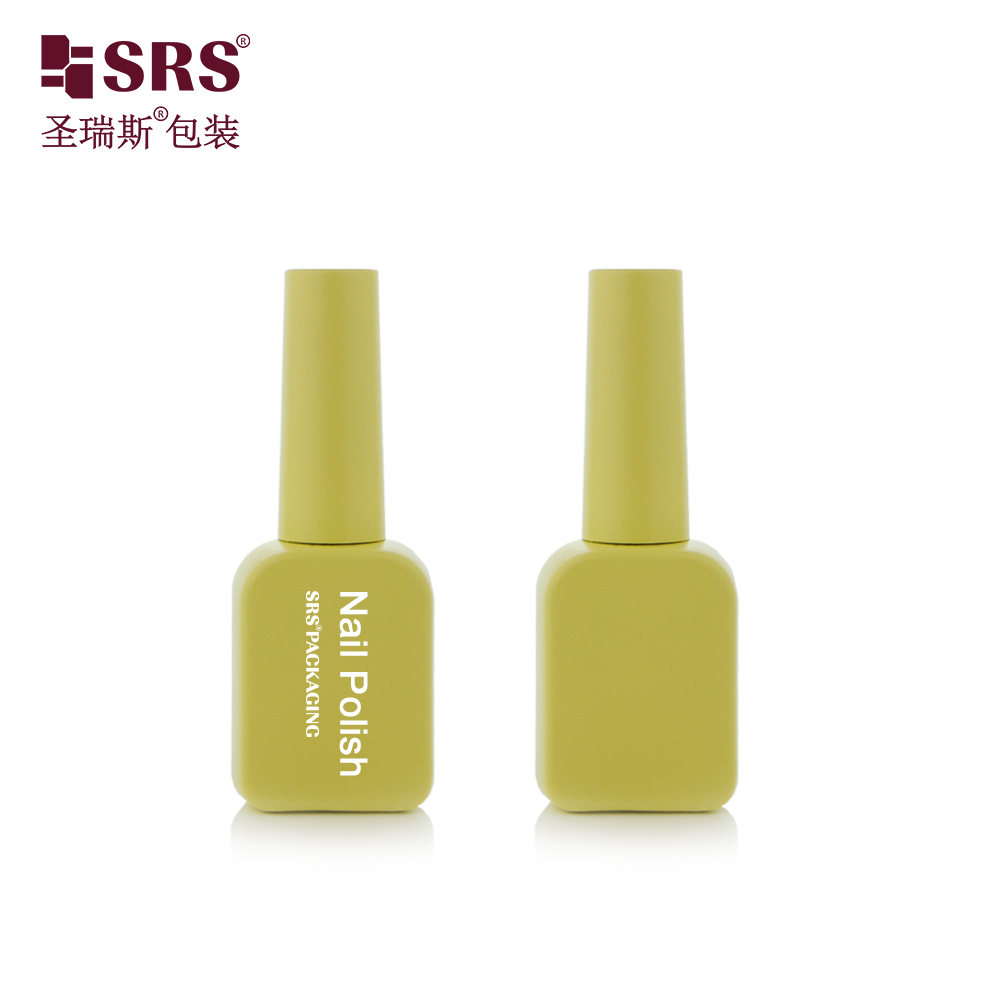 Factory OEM Custom Square Nail 12ml Empty Nail Polish Glass Bottles Packaging