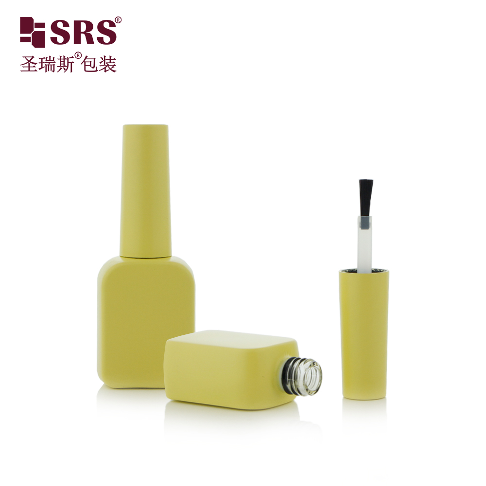 Factory OEM Custom Square Nail 12ml Empty Nail Polish Glass Bottles Packaging