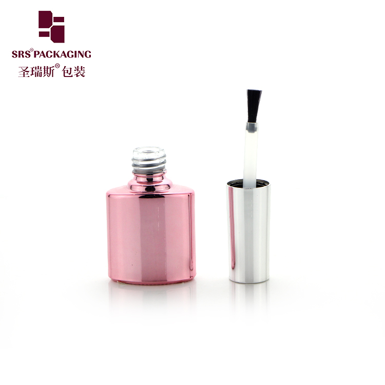 10ML OEM ODM UV Pink Gel Nail Polish Cosmetic Glass Bottle