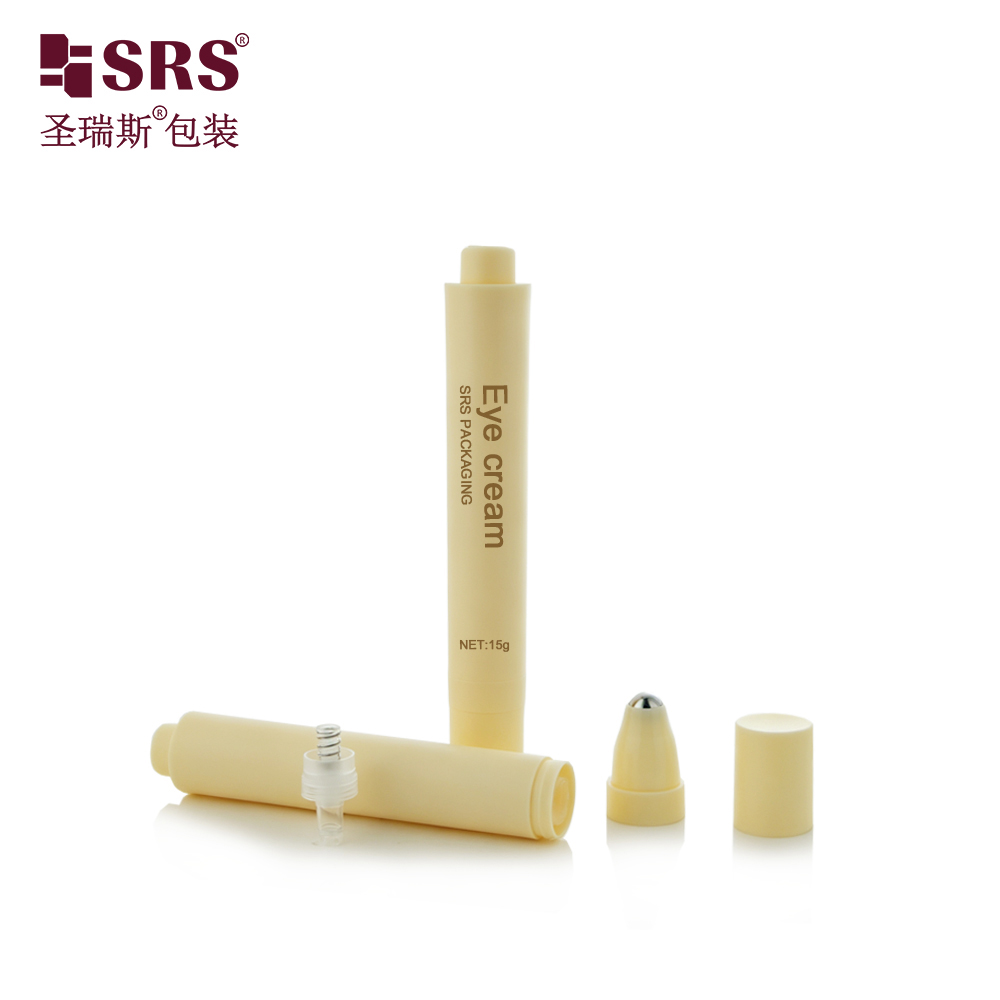 Hot Sales 15ml PP Plastic Airless Roll on Bottle Double Wall Cosmetic Packagimg