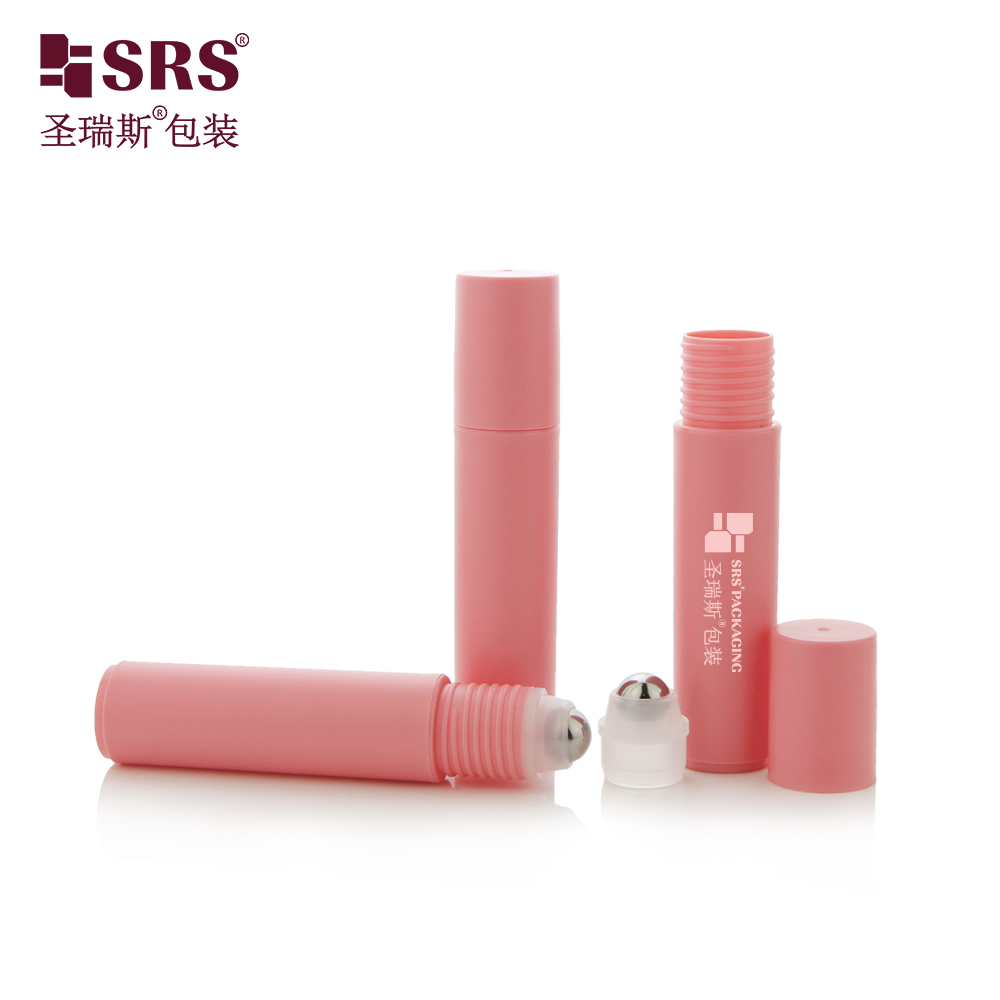Custom Matte Finishing 10ML Eye Serum Roller Ball Cosmetic Roll on Bottles